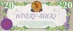 Winery Bucks Gift Certificates